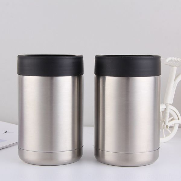 

creative cap beer bottle 12oz coke can vacuum insulation cold cup double layer stainless steel beer bottle cover
