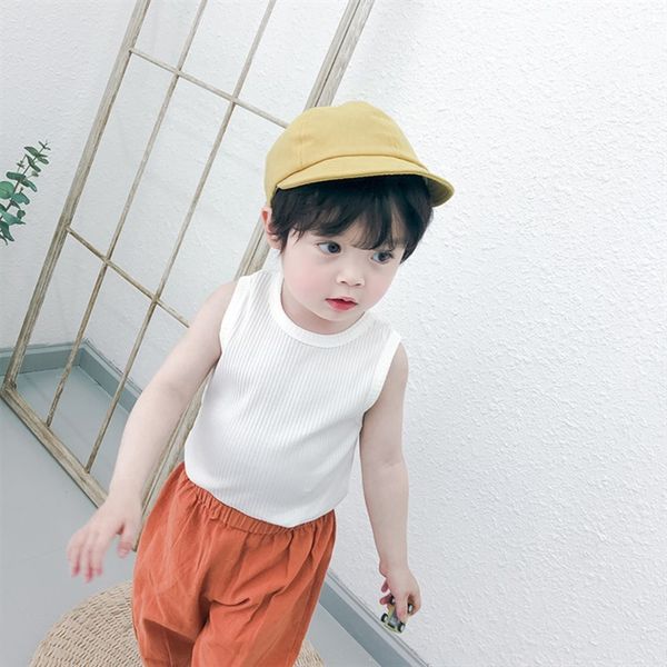 

кузнечик брат 2020 летних новый тонкие детских без рукавов кузнечика брата базы рубашки 2020 база рубашка, Blue