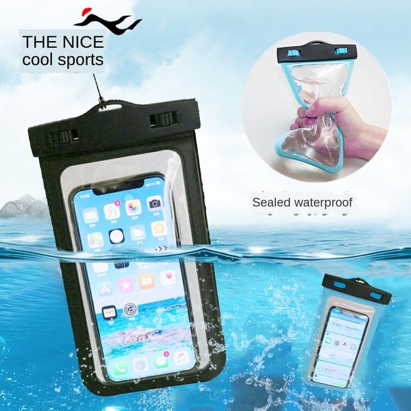 

outdoor diving products transparent pvc bag swimming mobile phone shell waterproof cover touch screen mobile phone waterproof bag