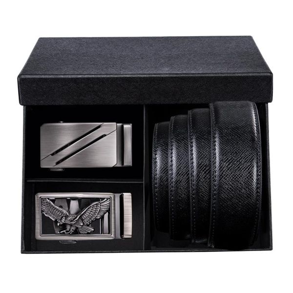 

men genuine leather belts for men designer alloy automatic buckle men's belt gift for dibangu, Black;brown