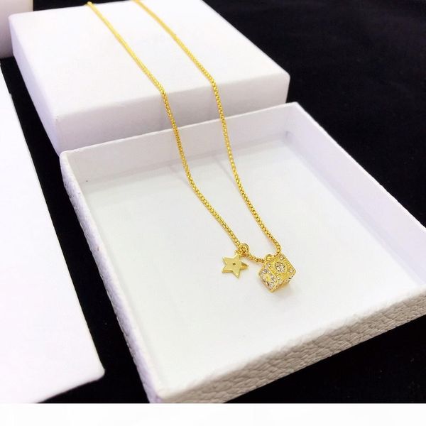 

the new line sells dice necklaces a luxurious necklace made of brass and diamond-encrusted lettering, Silver