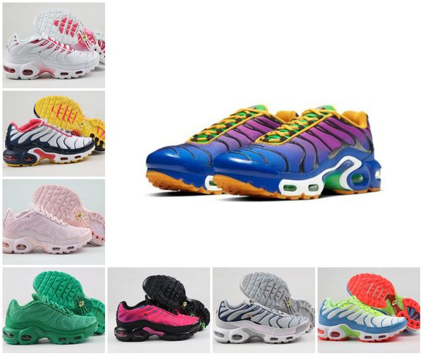 

2020 original air plus womens tn running shoes fashion chaussures femmes black triple white pink tns plus og trainers maxes jogging sneakers