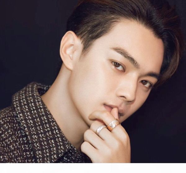 

s 2020 новая мода аксессуары высочайшее качество дамы партии ужин шарм sterling серебряное кольцо pgmx, Golden;silver