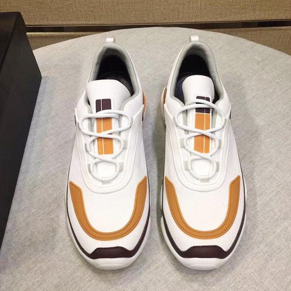 

lightweight knit fabric cloudbust sneakers men 's shoes casual shoes lace -up luxury men shoes calzado deportivo para hom, Black