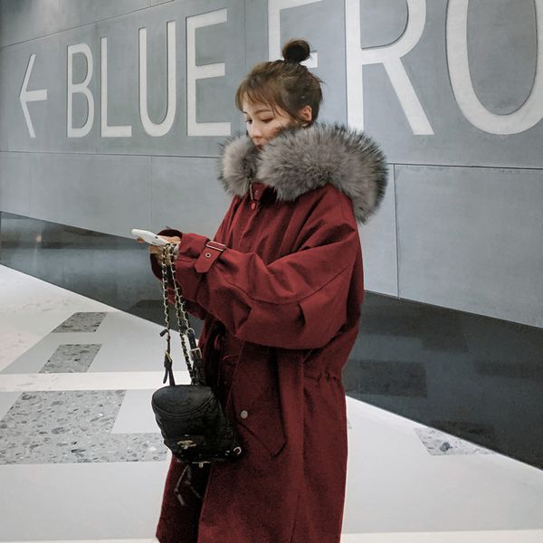 

zvaqs winter clothes women 2020 woman parkas hooded faux fur jacket thick oversize coat long women's clothing femme veste tn26, Black