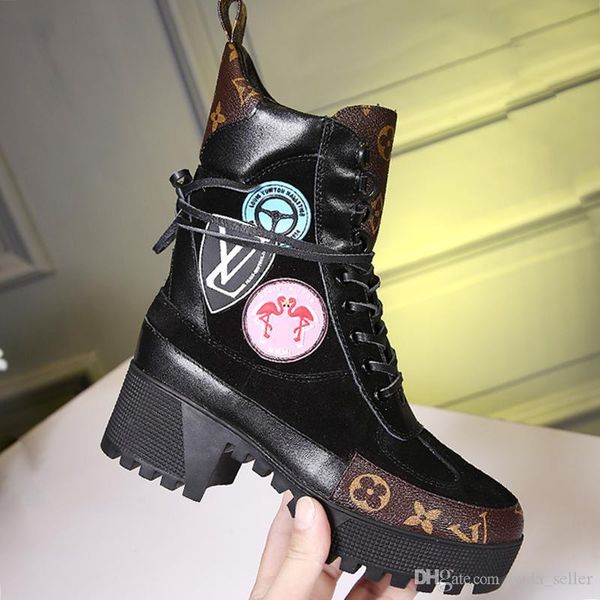 

luxury women boots laureate platform desert boot womens shoes vintage lace -up comfortable plus size women shoes with origin bo