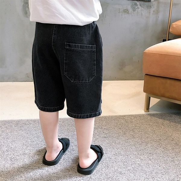

afg1v boys overalls shorts overalls 2020 denim shorts foreign style baby all-match tooling pants children's summer thin medium pants ko, Blue