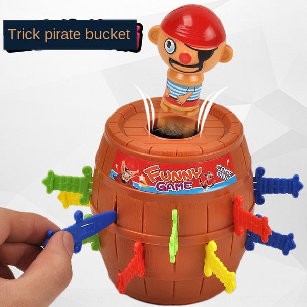 

bewitched toys on board game toystoy toyvariety show pirate wooden bucket uncle insertbucket table game party spoof toys family fun