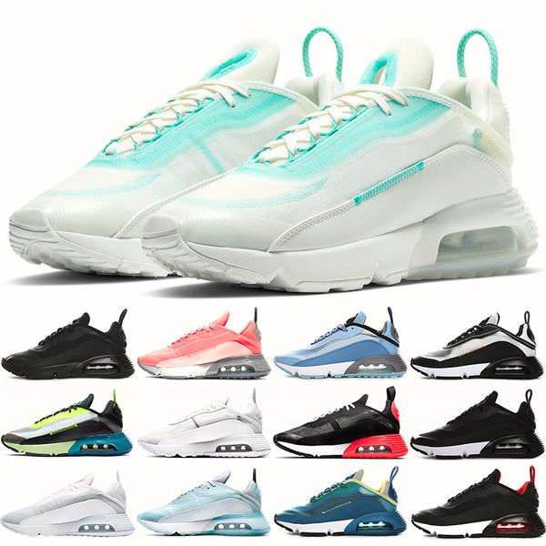 

2090s men women running shoes mens trainers triple black aurora green pn dust oreo mens sports shoes sneakers size 36-45