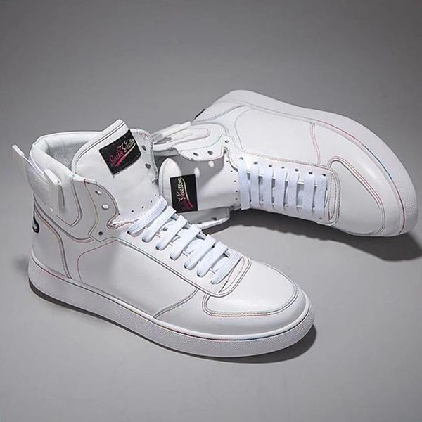 

new arrival rivoli sneaker boots mens shoes fashion luxury comfortable sports shoes breathable lace -up casual men boots zapatos de hombre, Black