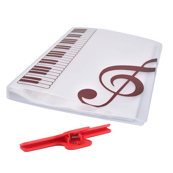

folder music sheet folder holder, a4 size, 40 pages, with book page clip