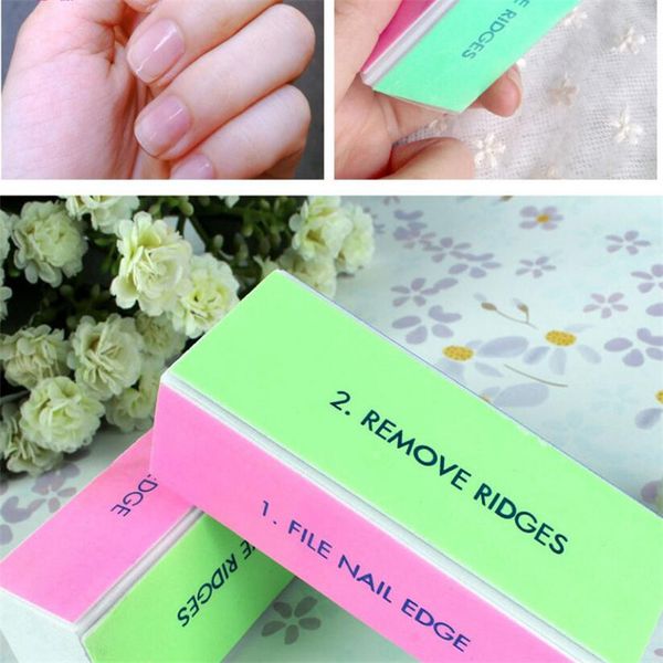 

nail art buffer files pedicure manicure 4 sides sponge polishing sanding buffing tools with gel remove edge nail art tool d041