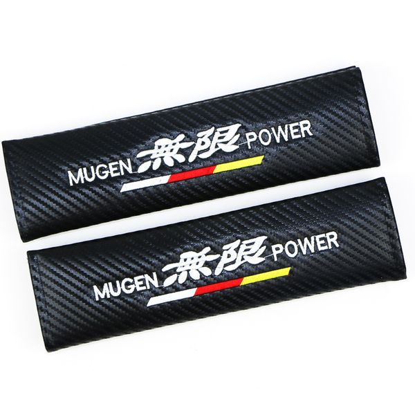 

20 пар авто ремень безопасности обложка для mugen power crv грн углеродного волокна ремень безопасности покрытие автомобиля styling