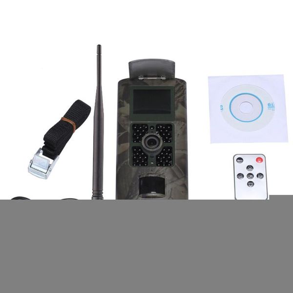 

wild camera hc-700g full hd 16mp 1080p hunting trail camera video night vision 3g mms gprs scouting game waterproof wild cam