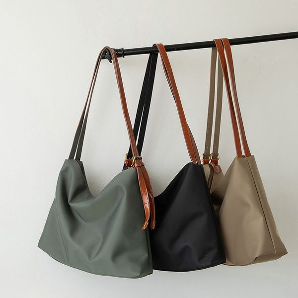 

women casual nylon handbag shoulder bag waterproof oxford tote bag large capacity crossbody casual messenger mummy tote bags