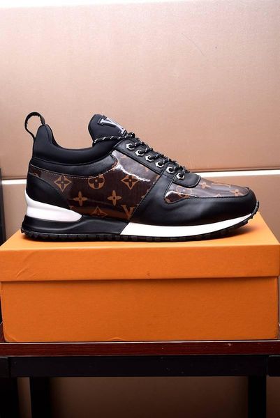 

2020t high-end medusa leather print and color matching low-casual tide shoes, fashionable wild lace-up sneakers, size: 38-45, Black