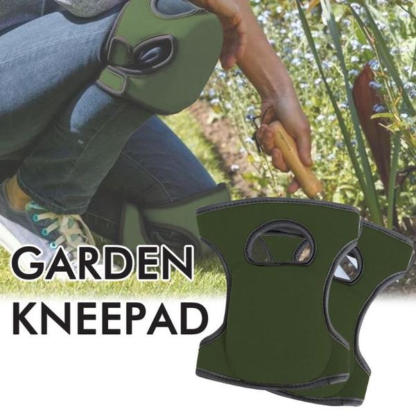 

elbow & knee pads home for gardening cleaning, adjustable straps, Black;gray