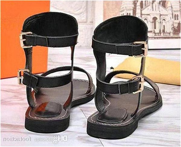 

luxury women nomad sandals summer ladies canvas gladiator style flats sandal black golden sandals for party fashion ladies shoes l1