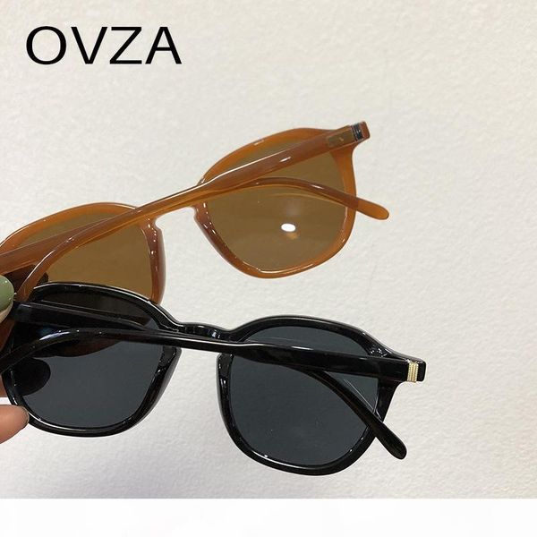

ovza rectangle mens sunglasses brand designer classic retro glasses women anti-uv fashion accessories s5011, White;black