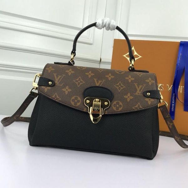 

simple style womens bag with original box shoulder bags messenger handbags luxury designer leather lady crossbody bag handle totes