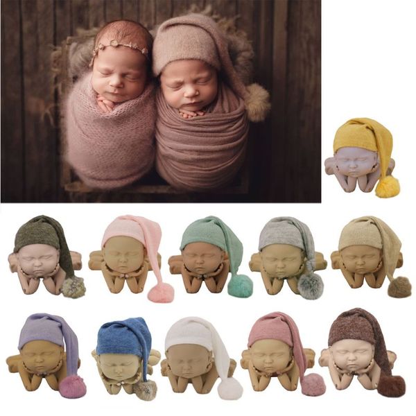 

2020 newborn фотография реквизит hat beanie propshoot для фотографии новорожденных мальчиков аксессуаров, Yellow