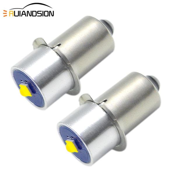 

2pcs ruiandsion 150lm maglite pr2 pr3 pr4 3w xb-d mini lanterna led upgrade white p13.5s 3-18v