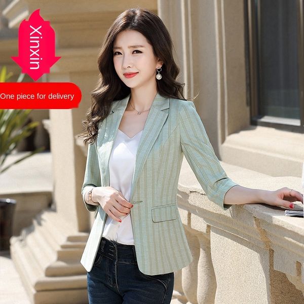 

ffuwy малого костюм куртка для женщин корейского стиля новой полосатых мод приталенного интернет знаменитость короткий жакет jacketcropped р, White;black