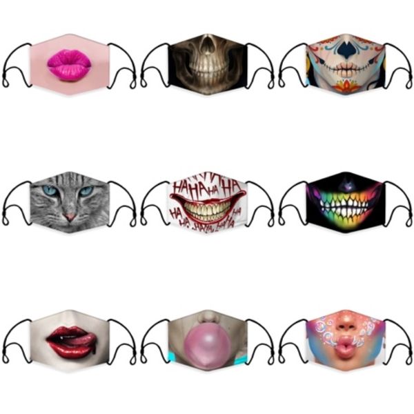 

filter face masks with filters pm2.5 anti-dust mask with breathing valve adjustable mouth mask s protective masks#848