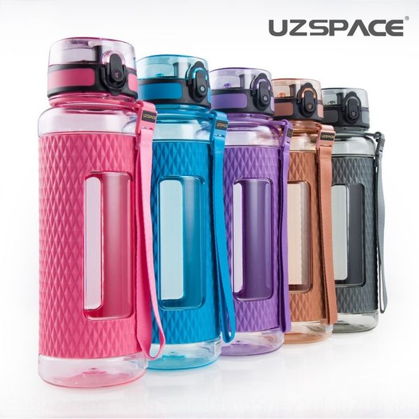 

uzspace youzhi 950ml large capacity sports filter water cupkettle travel convenient water cup plastic space cup with tea filter
