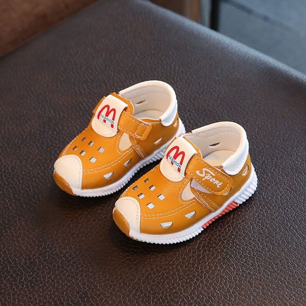 

for boys and girls 0-1-2-3 years sandals children's children's shoes old baby sandals anti-slip soft bottom baby toddler shoes, Black;red