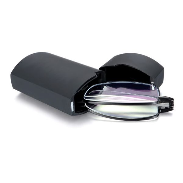

folding reading glasses eyeglass with case women men blue light blocking reading magnifying presbyopic glasses +1.00~+4.00