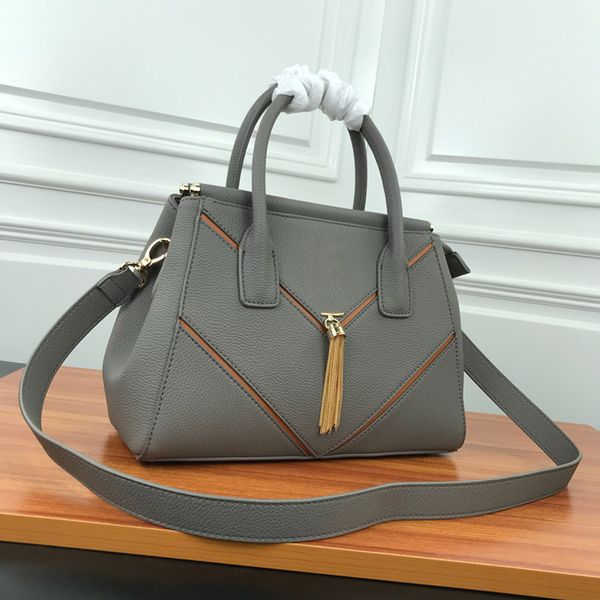 

wholesale fashion classic women bags cowhide lychee pattern medium shoulder platform handbag totes good bags style shoulder bags type4