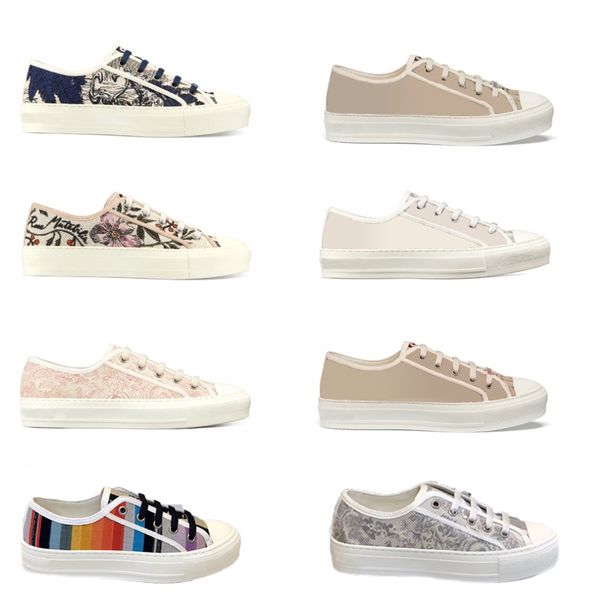 

women walk 'n' printing oblique sneaker gray black white embroidered cotton low-cut shoes fashion cotton with rosa mutabilis train