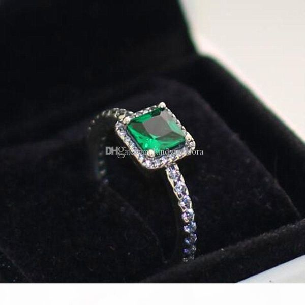 

2017 новый 100% 925 стерлингового серебра европейский pandora ювелирных изделий timeless elegance кольцо с кристалл cz моды шарм ringruby, Silver