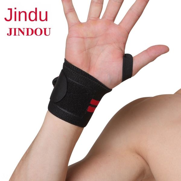 

zmxlo winding basketball sweat absorbing compression fitnesssports elastic wristbandfur wrist strapwristband winding wristband badminton ba, Black;red