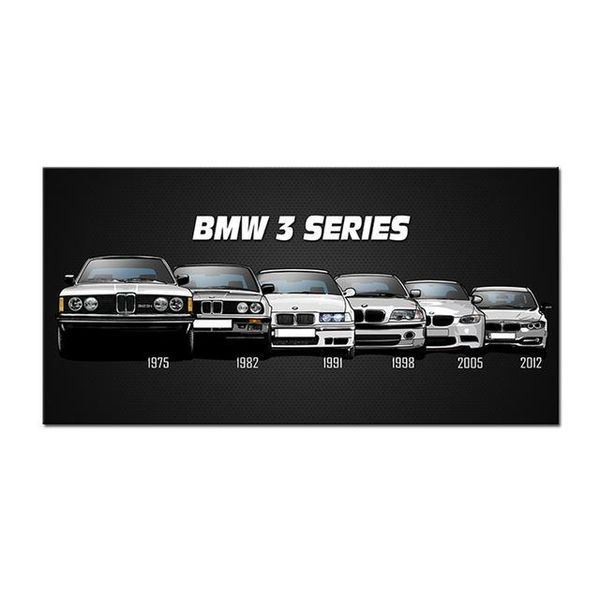 

canvas painting retro evolution car poster prints modern wall art for living room home decor (no frame