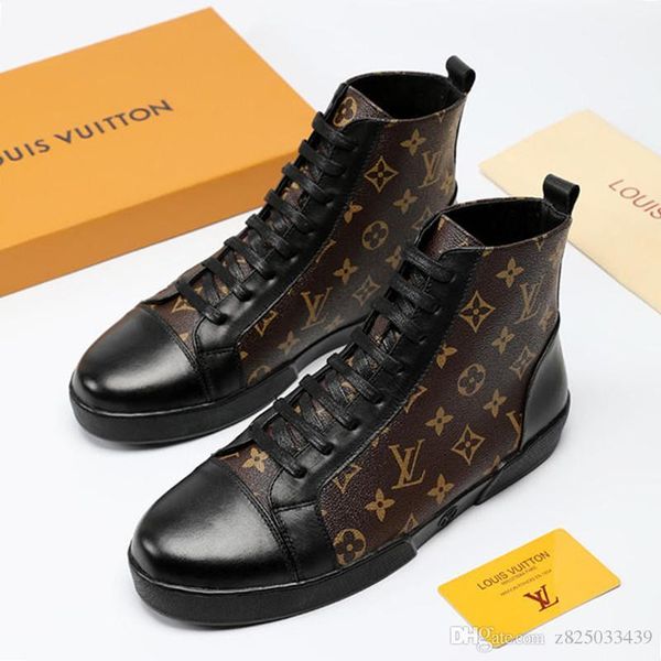

winter mens shoes fashion tattoo sneaker boot luxury chaussures pour hommes with origin box casual shoes for men vintage ankle boots zapatos