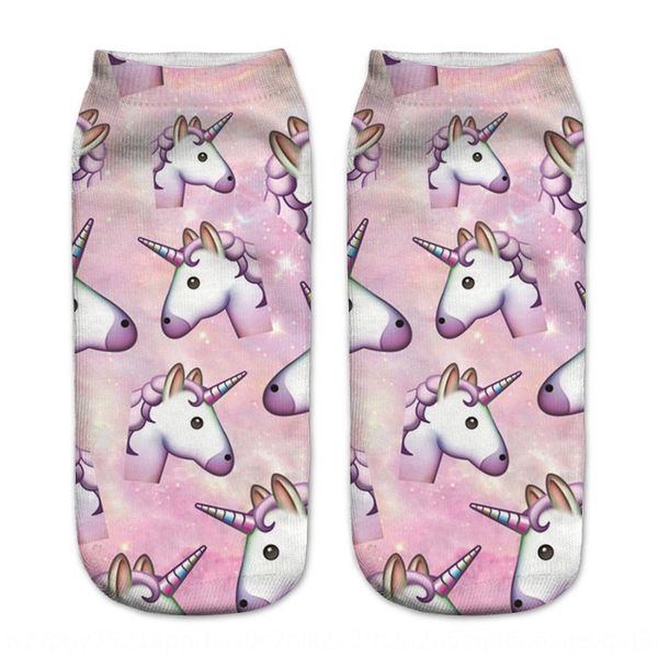 

3d and unicorn 3d digital printed and digital socks unicorn printed socks, Black