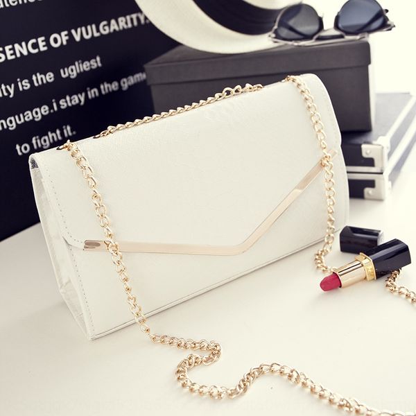 

2020 new summer fashion small women's crocodile pattern v-chain small bag single shoulder span women's bag
