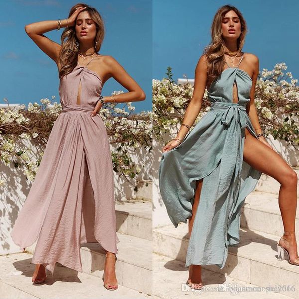 

женское платье холтер split lace sexy поясами рукавов тела назад элегантная леди юбка естественной талии вскользь сыпучие пляж платья размер, Black;gray