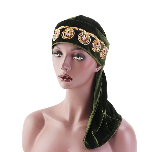 

turbans for women wraps muslim head wrap cap fashion african head scarves arab wrap, Blue;gray