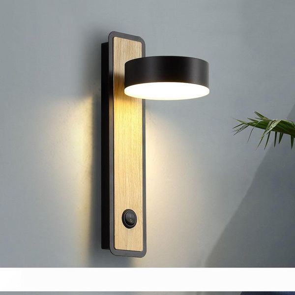 

Modern Led Wall Lamp Bedroom Beedside Nordic Wall Sconce Light Fixtures Bathroom Mirror Lights Stairs Indoor Lighting Home Decor