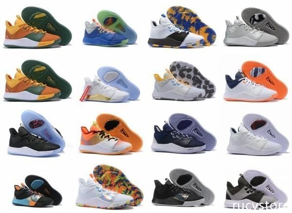 

nasa paul george pg 3 3s palmdale iii p.george mens basketball shoes pg3 starry orange red sports designer sneakers size 12