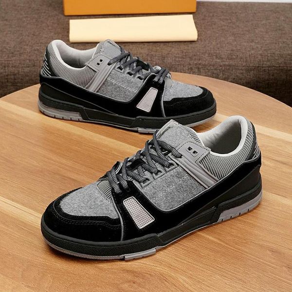 

lightweight trainer sneaker mens shoes zapatos de lujo para hombre chunky sneakers comfortable fashion vintage low casual men shoes, Black