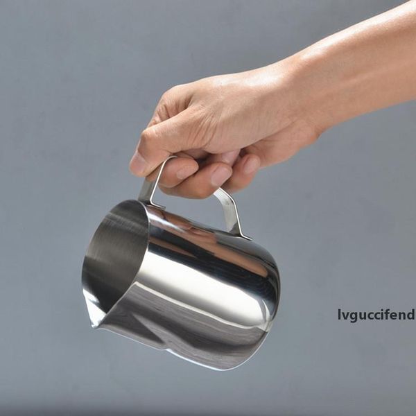 

600ml internal graticule espresso steaming pitcher 20 oz stainless steel coffee mug milk foam cup water bottle a06