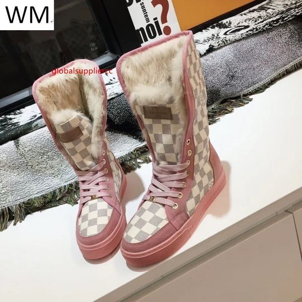 

classic pink plush boots riding rain boot boots booties sneakers dress shoes, Black;green