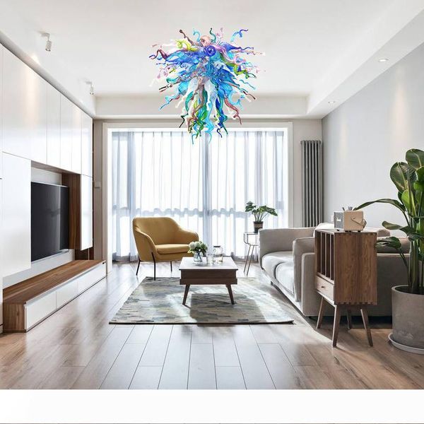 

factory direct sale modern crystal chandelier 36inch living room european style murano glass chandelier hanging lamp l restaurant