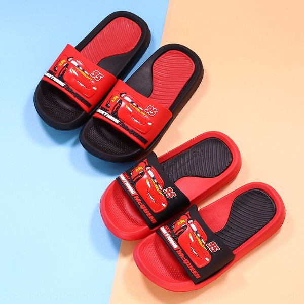 

181081 children' children children children' slippers slippers car flash mckun cartoon boy anti-skid new style, Black;grey
