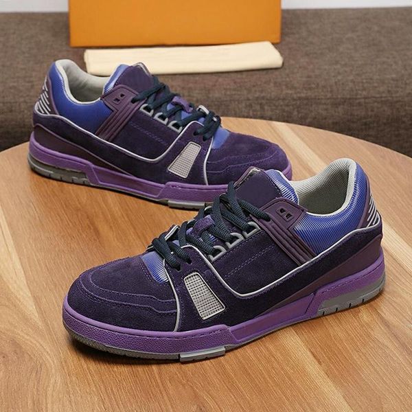 

luxury trainer sneaker men 's shoes new arrival fashion comfotable casual footwears lace -up breathable low men shoes zapatos de h, Black