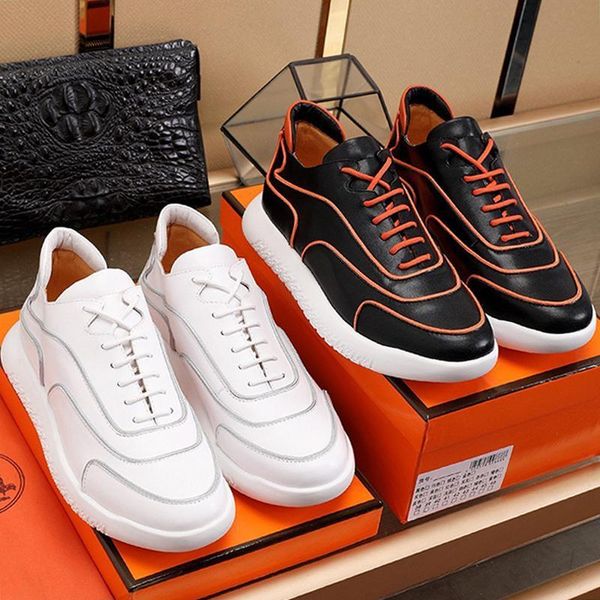 

new arrival volte sneaker mens shoes breathable plus szie shoes fashion leather low vintage men shoes manner schuhe, Black